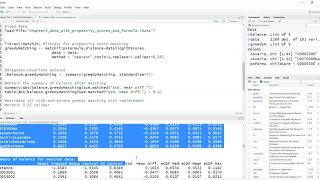 Onetoone greedy propensity score matching with the MatchIt package in R [upl. by Bartosch164]