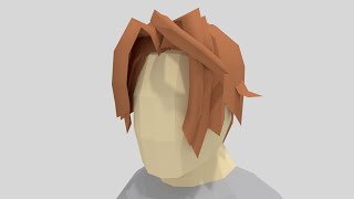 Blender Tutorial How to Model Low Poly Hair [upl. by Roybn265]