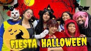 HICIMOS UNA FIESTA DE HALLOWEEN  UN PAYASO MALDITO NOS PERSIGUE 😱 [upl. by Aerdnod]