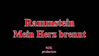 Rammstein  Mein Herz brenntLyrics [upl. by Sterrett102]