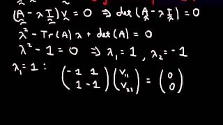 System of linear equations two real eigenvalues [upl. by Essirehc]