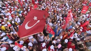 Turchia voto cruciale Le grandi manifestazioni la cifra di una campagna elettorale vivace [upl. by Alejandra]