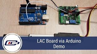 Linear Actuator And Control Board Operated Via Arduino [upl. by Licko]