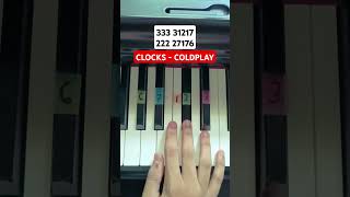 Clocks  Coldplay Piano Tutorial clocks coldplay [upl. by Gilliam]