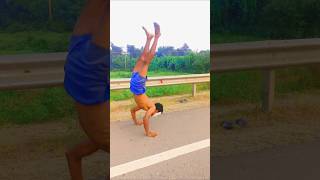 Handstand push up fitness shortsfit [upl. by Nnaylloh]