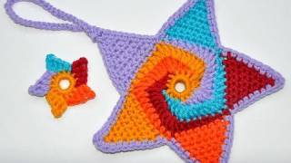 Advent Calendar  December 20  Crochet Star quotTutti Fruttiquot [upl. by Wylie]