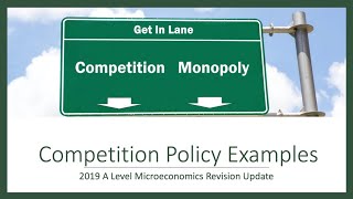 Competition Policy  Specific Examples for 2019 Exams [upl. by Ater]