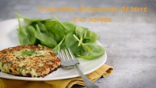 Croquettes de pommes de terre aux herbes [upl. by Sparks]