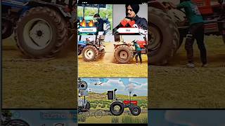 Swraj vs John Deere tochan real and game tractor tractorvideo yutubeshorts viralvideo viral [upl. by Aitret]