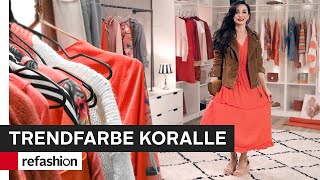 How to style Trendfarbe Koralle im Fashion amp Livingbereich  refashion  OTTO [upl. by Aicrop]