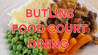 BUTLINS FOOD COURT DINING MINEHEAD butlinsminehead butlins minehead [upl. by Punke35]