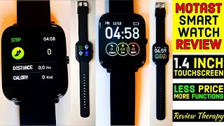 Smartwatch Review 2021  Motast Cheap and Best Smartwatch in 2021 Review  Review Therapy [upl. by Jaime]