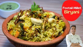 Millet Biryani  Millet Recipes Indian  How to Cook Millets Biryani  Chef Sahajan [upl. by Rehtnug]