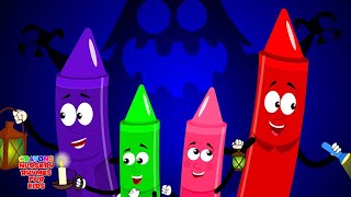 Monster In The Dark Halloween Song for Kids by Crayons [upl. by Eldwon]