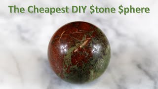 Stone Spheres The Cheapest Way DIY [upl. by Ellerehs430]