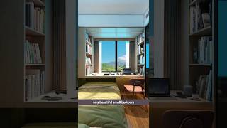 Ultimate Small Bedroom Design  Efficient Storage Space and Study Area shorts [upl. by Alyak476]