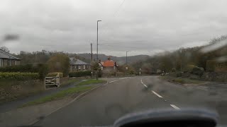 A Drive from Ashfordinthewater to Bakewell Market Town Derbyshire UK [upl. by Loeb652]