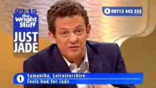 Jade Goody On The Wright Stuff Part 3 [upl. by Nauaj]