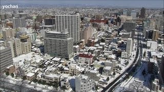 Snow scenes  under heavy snowView of Takasaki City Gunma JAPAN 大雪・積雪した高崎市街地 [upl. by Tonneson586]