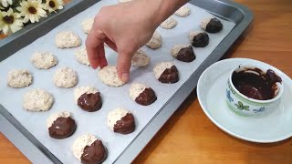 Biscotti di mandorla e cioccolato😋Ricetta facilissima [upl. by Valentin65]