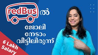 Fulltime Job for Free  No experience needed  Redbus vacancies [upl. by Atrahc728]