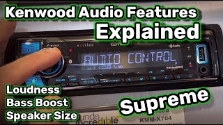 Unique Kenwood EQ and Audio Settings Explained [upl. by Latrell]