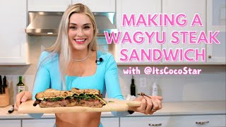 How To Make A Waygu Steak Sandwich [upl. by Dulcea]