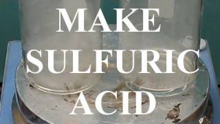 Make Sulfuric acid metabisulfiteoxidizer method [upl. by Llennaj816]