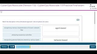 CyberOps Associate 10 Practice Final exam [upl. by Aivle676]