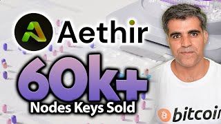 Crypto Market Latest News Updates Aethir Nodes 60000 Nodes Sold already [upl. by Nraa913]