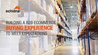 Building a B2B eCommerce Buying Experience to Meet Expectations [upl. by Holbrooke]