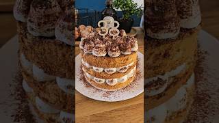 🧁 Layer Cake Tiramisu recettefacile layercakes food gateau anniversary [upl. by Frasquito]