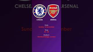 JADWAL LIGA INGGRIS ENGLISH PREMIERE LEAGUE PEKAN 11 CHELSEA VS ARSENAL epl manchesterunited [upl. by Rolfston657]