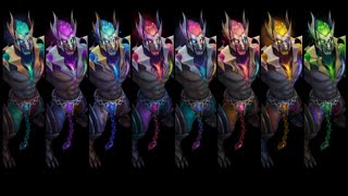 All Nightbringer Nasus Chromas  League of Legends [upl. by Royo]