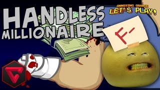 Grapefruit FAILS at Handless Millionaire Annoying Orange Gaming [upl. by Deerc]