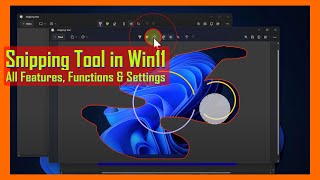 Snipping Tool in Windows 11 Tutorial [upl. by Aicatsue307]