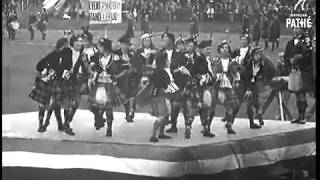 Highland dancing  Cowal gathering 1934 [upl. by Nylemaj969]