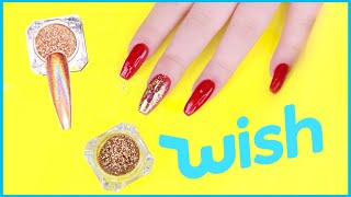 Testing nail art stuff from WISH [upl. by Treblih]