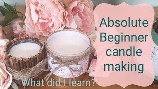 Candle making DIY for beginners [upl. by Domingo]