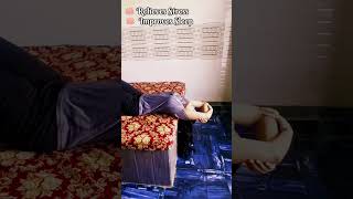 Relaxing Spine Stretches Your 5Minute Pre sleep 🥱 🪷🧘😌 shortvideo yoga sleep shorts [upl. by Arjan]