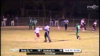 Dooly Cos 4 Cortney Clark 28 yd TD [upl. by Ardnohsed]