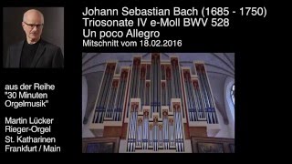 JSBach Triosonate eMoll BWV 528 3  Martin Lücker [upl. by Assedo317]