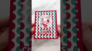 Making An EASY DIY Christmas Card In MINUTES🎅🏼 ASMR Crafting asmr asmrsounds craft [upl. by Ainafetse]