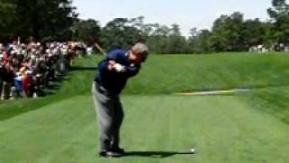 Fuzzy Zoeller 09 Masters  In Slo Mo [upl. by Ahseiuqal]