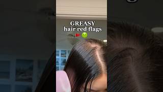 don’t make these greasy hair mistakes 😱❌ haircare [upl. by Biddick]