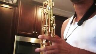 Tenor Saxophone Altissimo Practice  charlez360 [upl. by Llerraf]