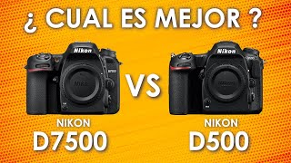 NIKON D500 VS NIKON D7500 ¿ Cual es mejor [upl. by Chilton]