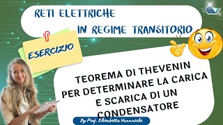 Teorema di Thevenin per determinare la carica e scarica di un condensatore esercizio guidato [upl. by Adnael235]