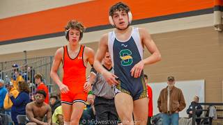 126 – Marcelo Cantu G of Stevenson IL vs Chase Musser R of Minooka IL [upl. by Nilekcaj441]