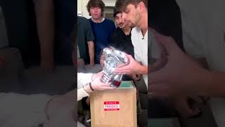 MrBeast unboxing 📦200 million subscribers 😯 [upl. by Fabien]